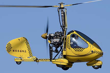 Rotary Air Force 2000 GTX-SE-FI autogyro N5584L, Cactus Fly-in, March 7, 2015